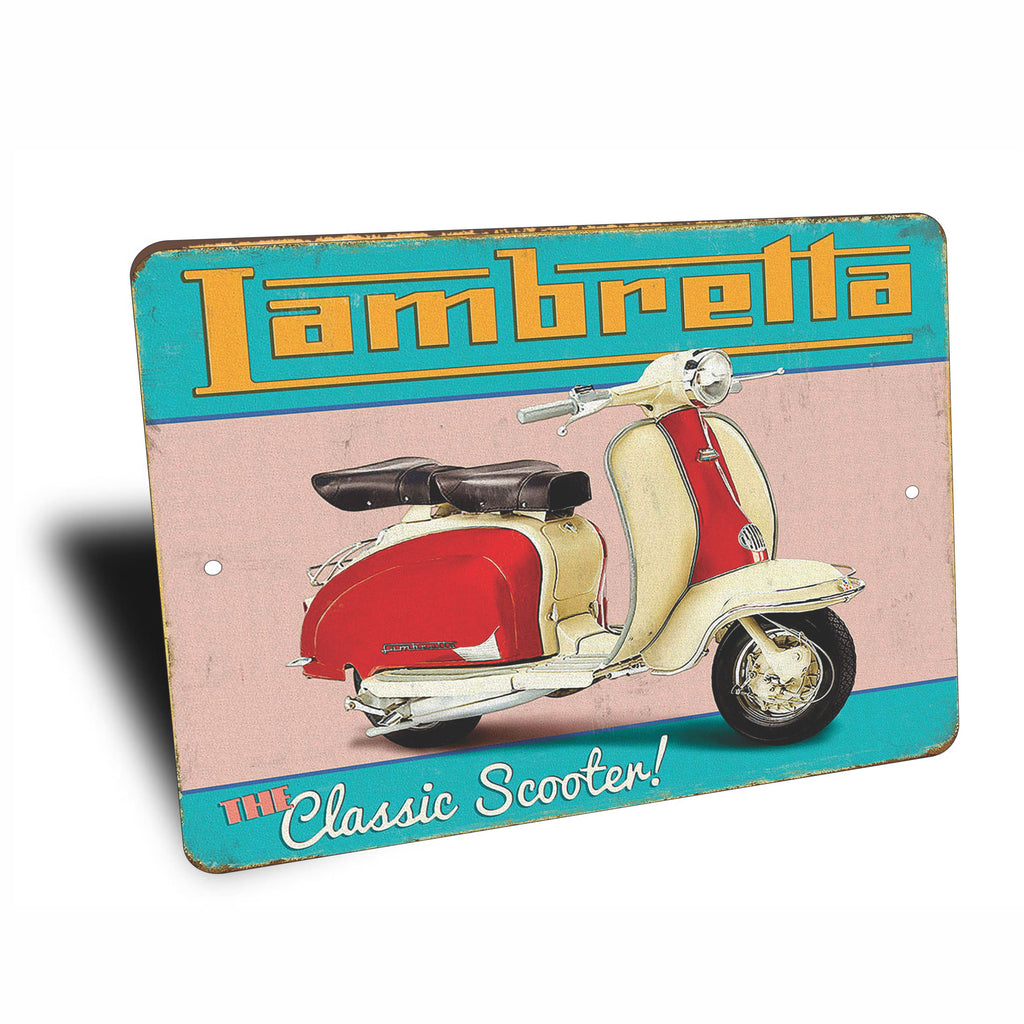 PLACA LAMBRETTA CLASSIC SCOOTER