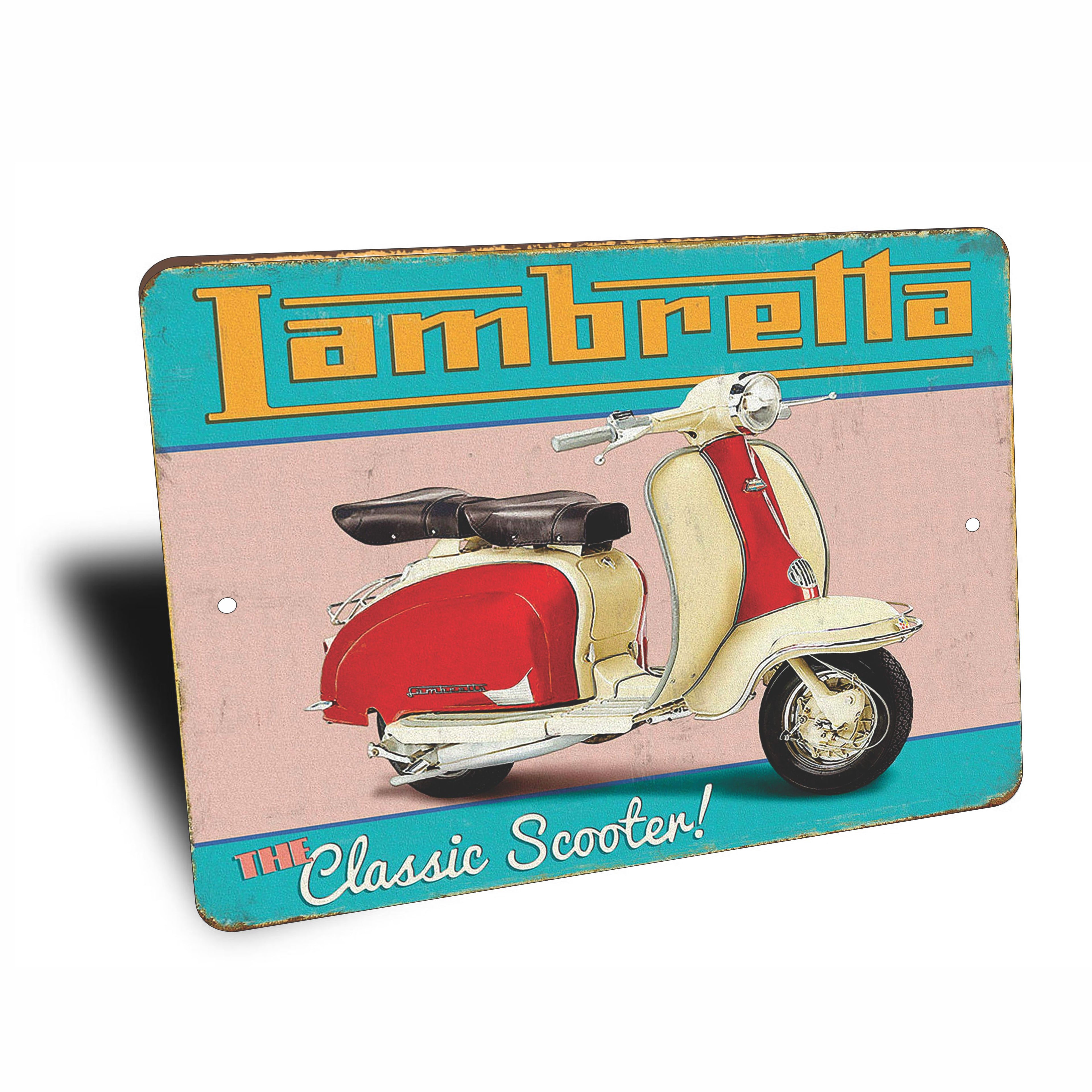 PLACA LAMBRETTA CLASSIC SCOOTER