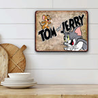 PLACA TOM AND JERRY