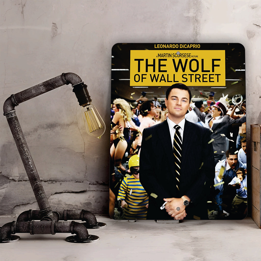 PLACA EL LOBO DE WALL STREET