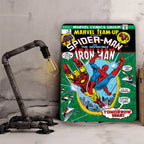 PLACA SPIDER-MAN Y IRON MAN