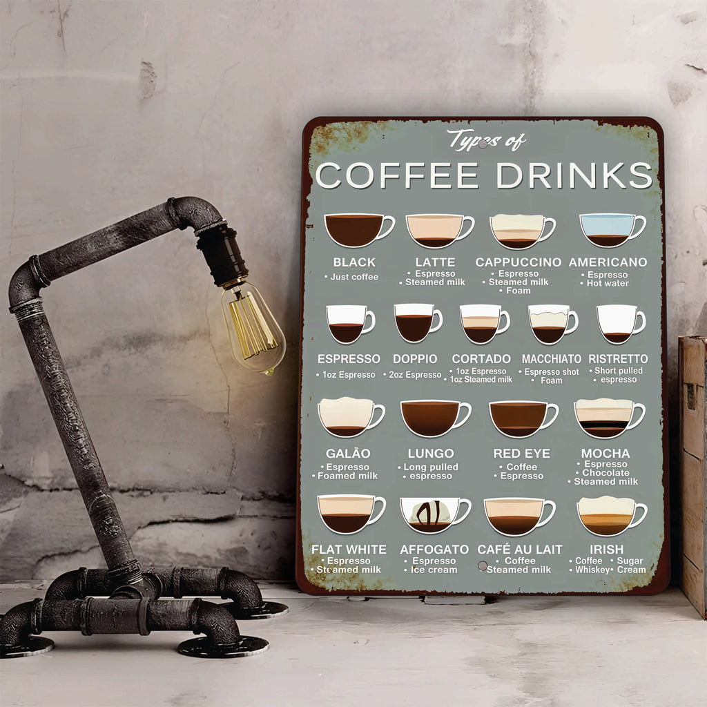 PLACA COFFEE DRINKS