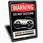 PLACA WARNING GAMING