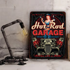 PLACA HOT-ROD GARAGE
