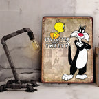 PLACA SILVESTRE Y PIOLIN