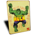 PLACA HULK MARVEL COMICS