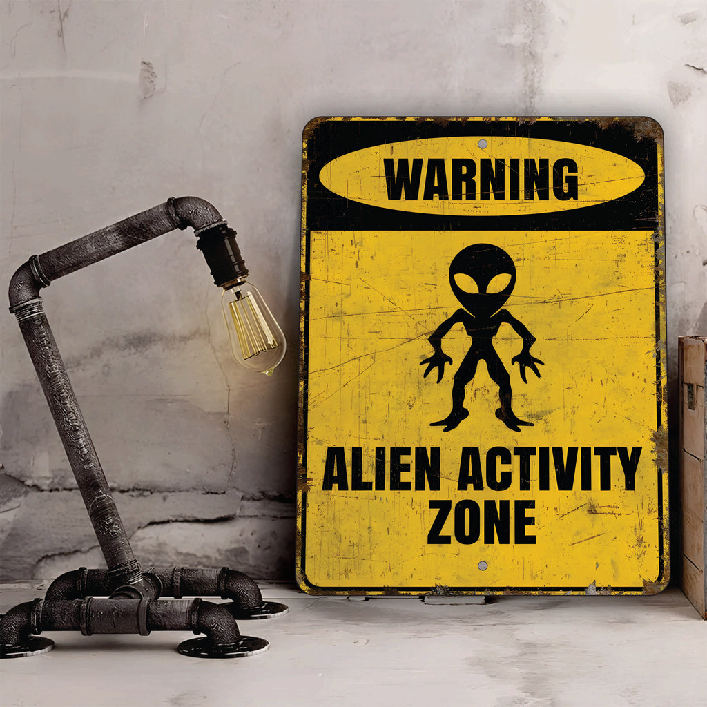 PLACA ALIEN ACTIVITY ZONE