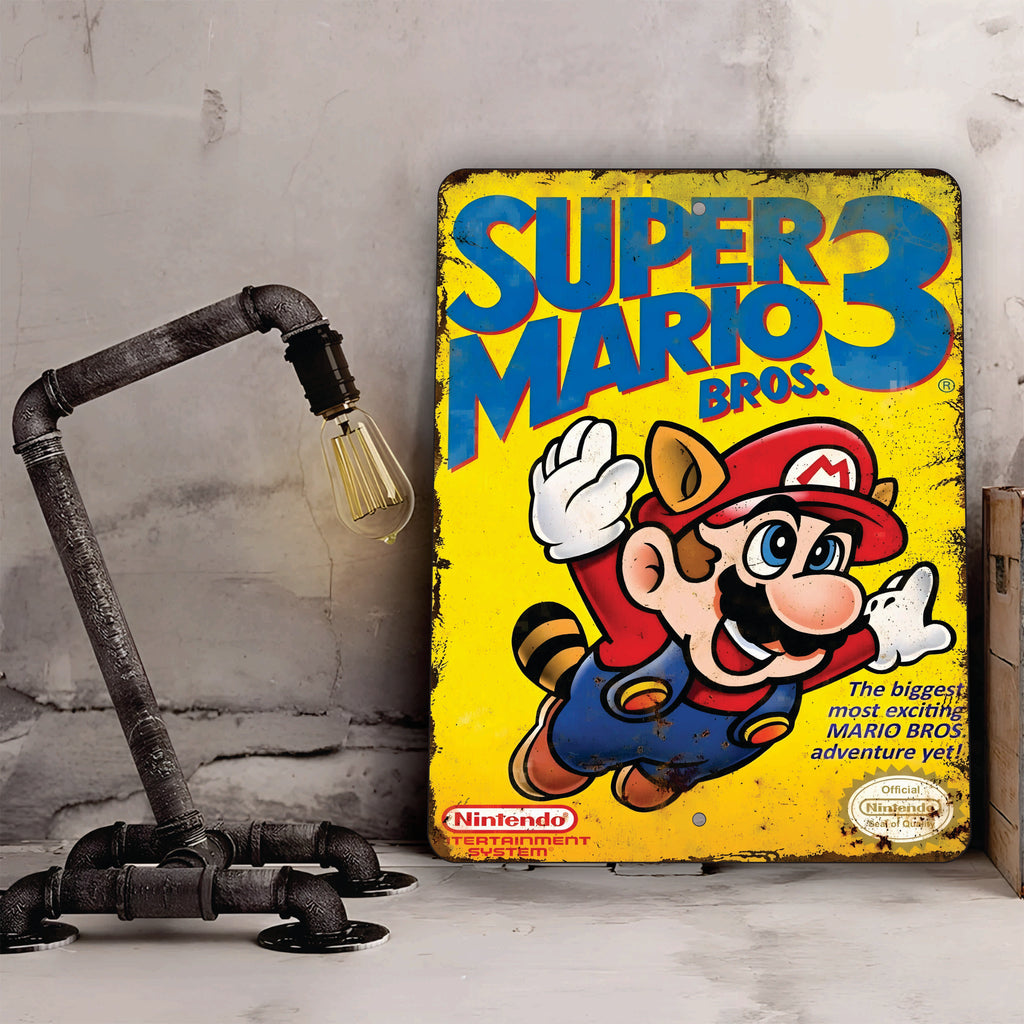 PLACA SUPER MARIO BROS 3
