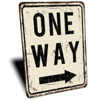 PLACA ONE WAY