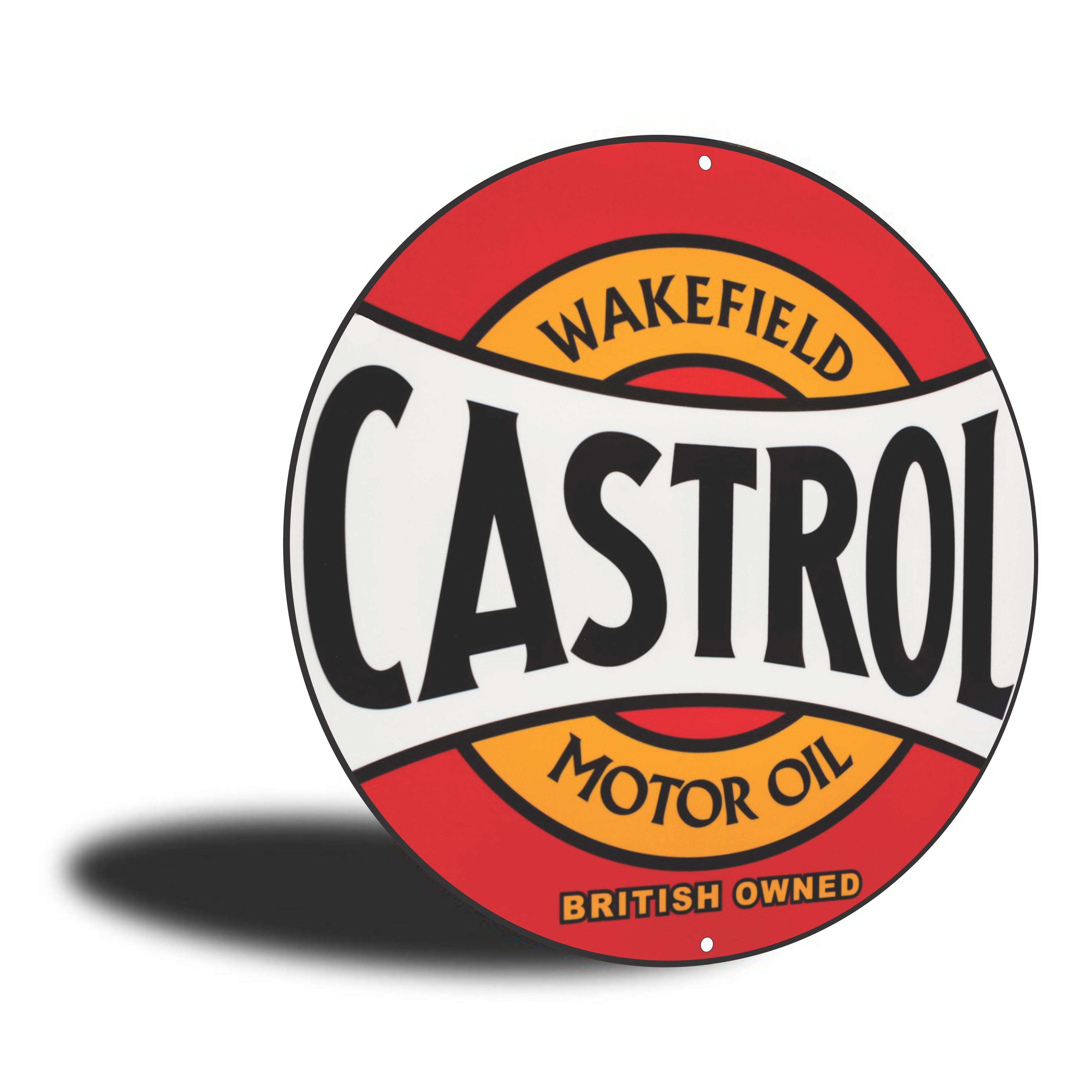 PLACA CIRCULAR CASTROL