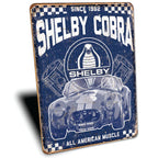 PLACA SHELBY COBRA