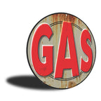 PLACA CIRCULAR GAS