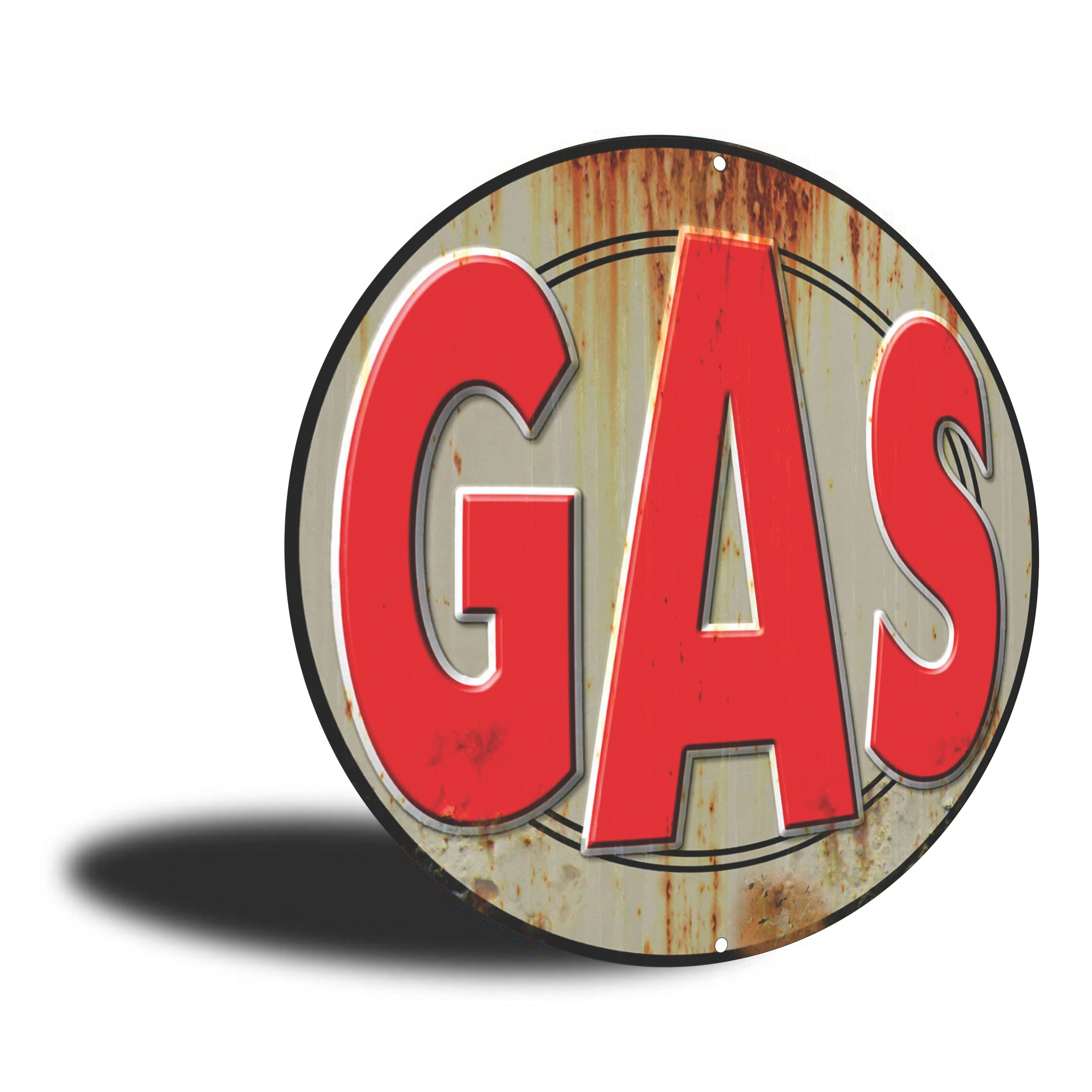 PLACA CIRCULAR GAS