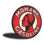 PLACA CIRCULAR MOHAWK GASOLINE