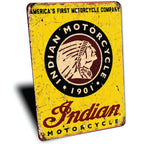 PLACA INDIAN MOTORCYCLE