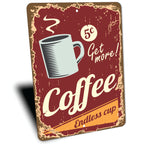 PLACA COFFEE ENDLESS CUP