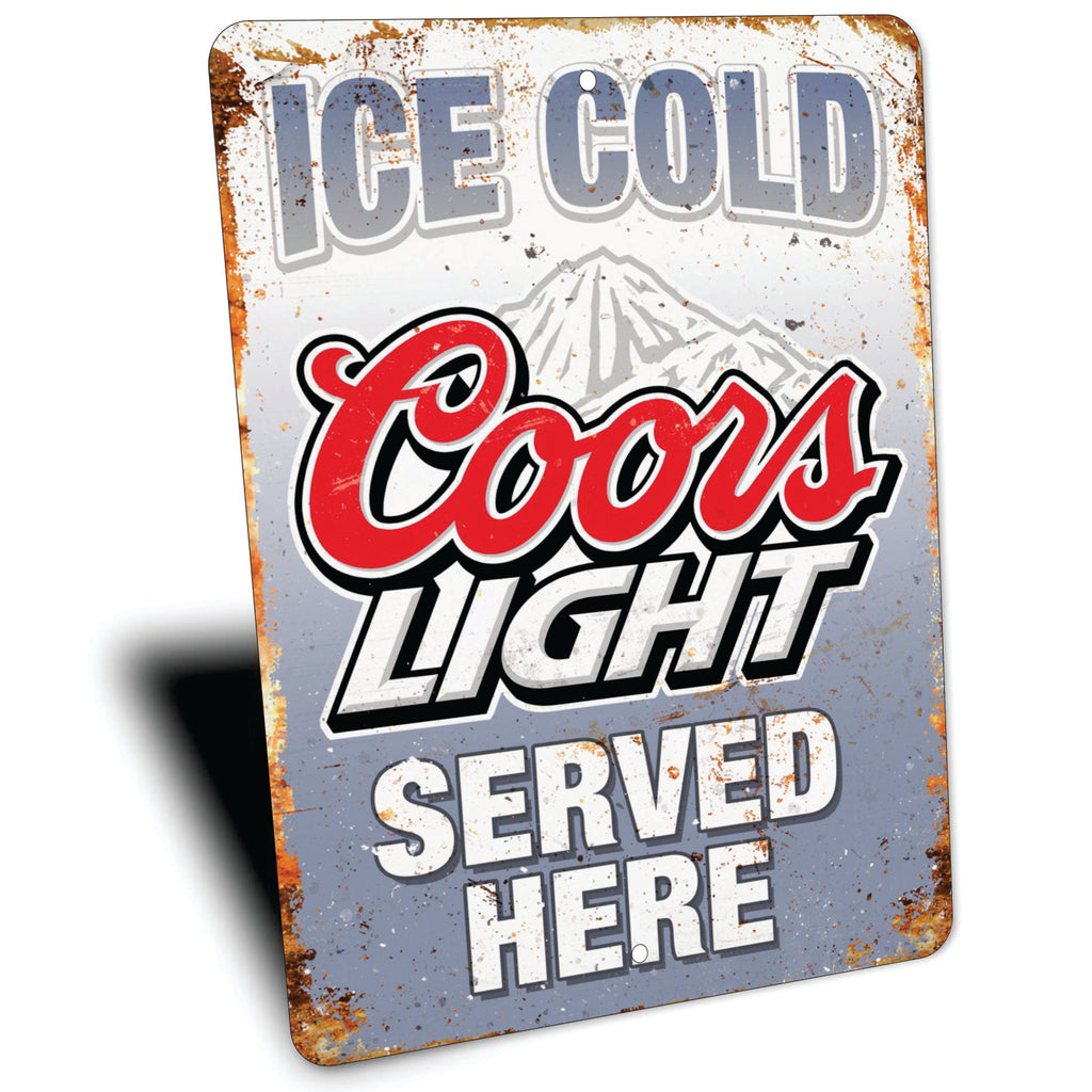 PLACA COORS LIGHT