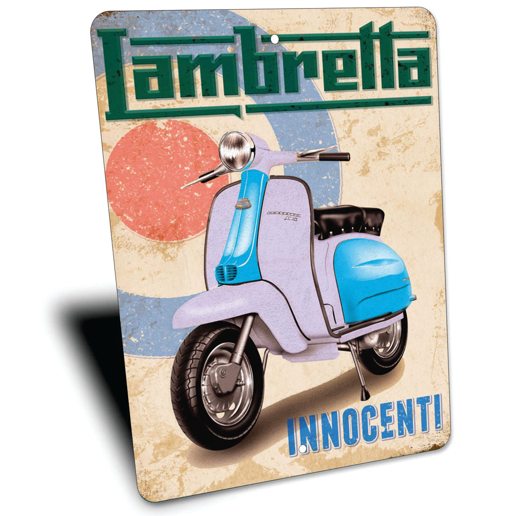 PLACA LAMBRETTA MOTO