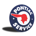 PLACA CIRCULAR PONTIAC SERVICE