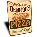 PLACA HOT TASTY PIZZA
