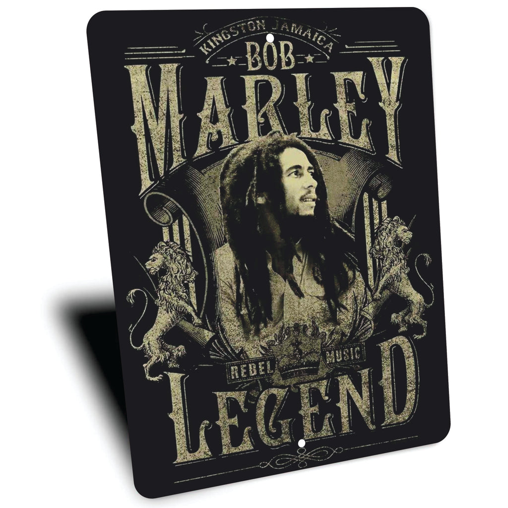 PLACA BOB MARLEY LEGEND