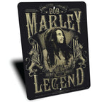 PLACA BOB MARLEY LEGEND