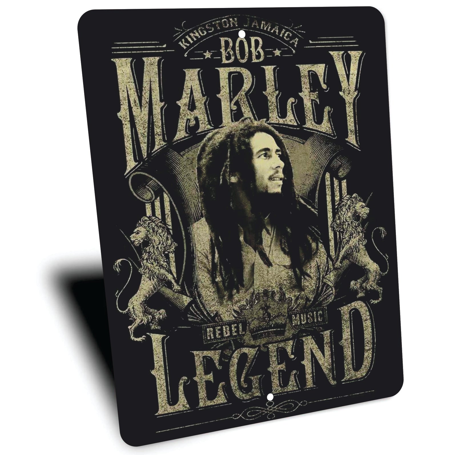 PLACA BOB MARLEY LEGEND