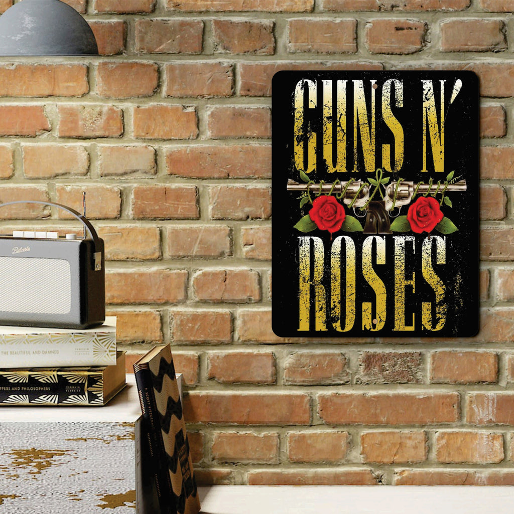 PLACA GUNS N ROSES CLASSIC