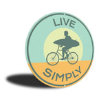 PLACA CIRCULAR LIVE SIMPLY