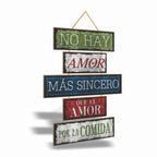 DECO FRASE NO HAY AMOR