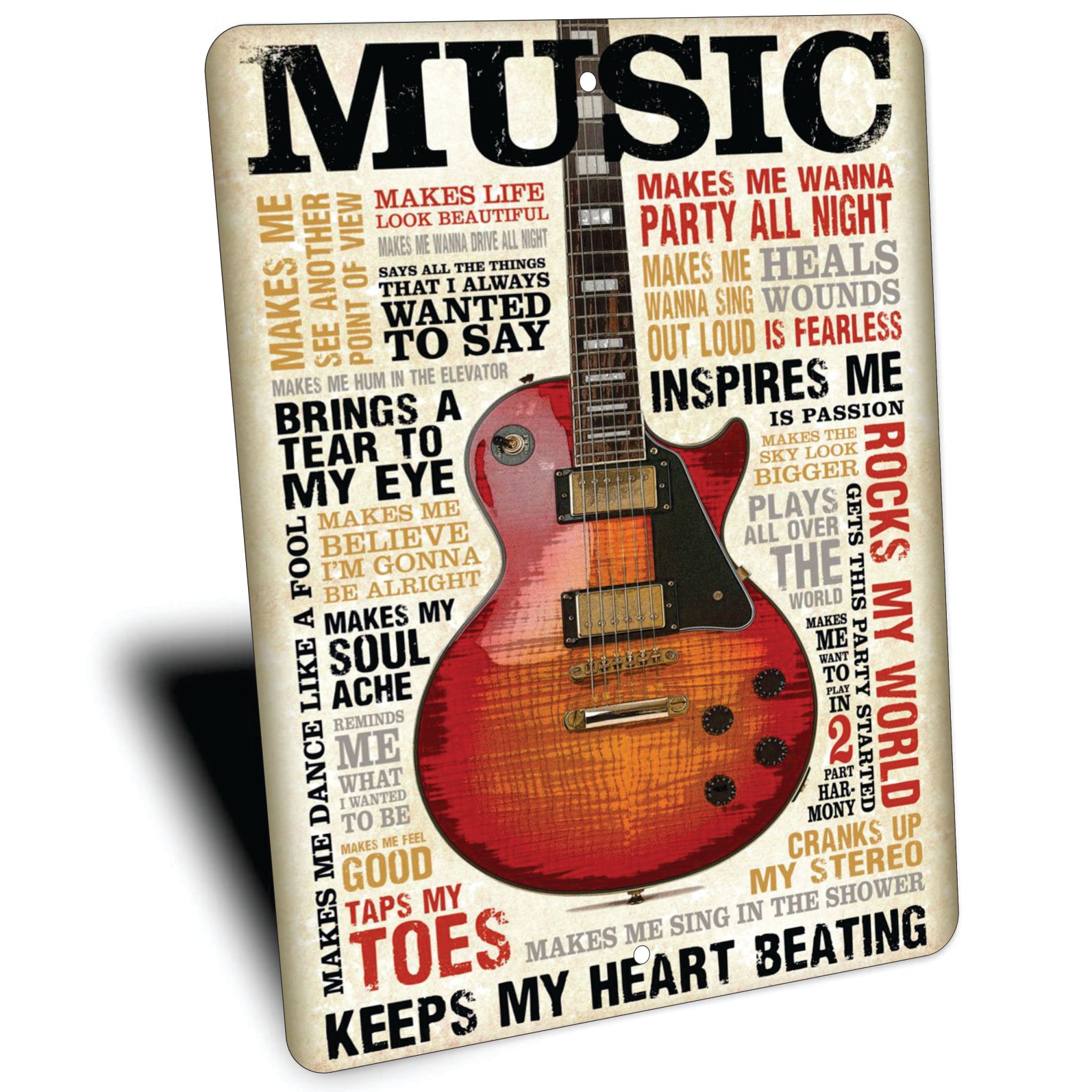 PLACA MUSIC GUITAR