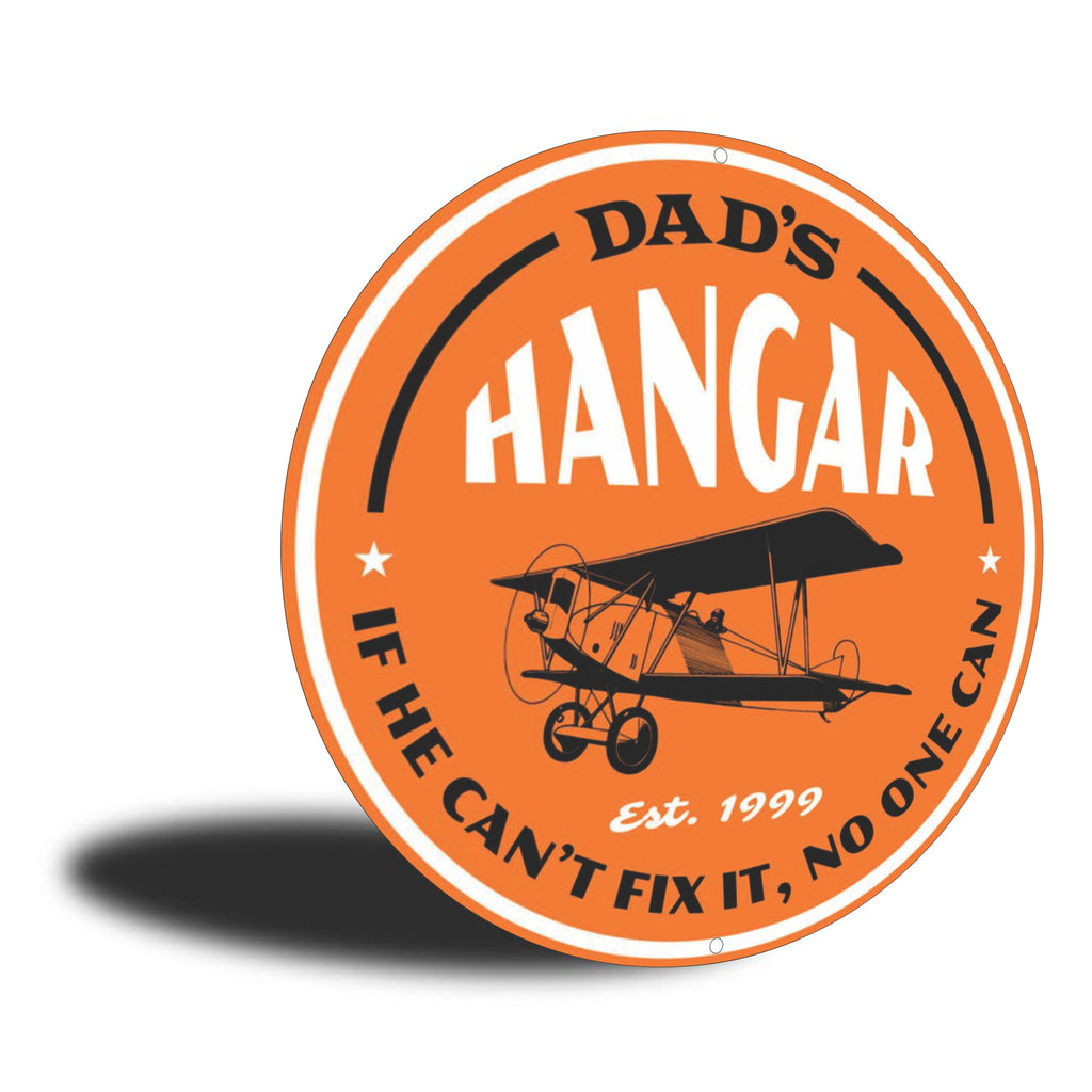 PLACA CIRCULAR HANGAR