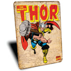 PLACA THOR CLASSIC MARVEL COMICS