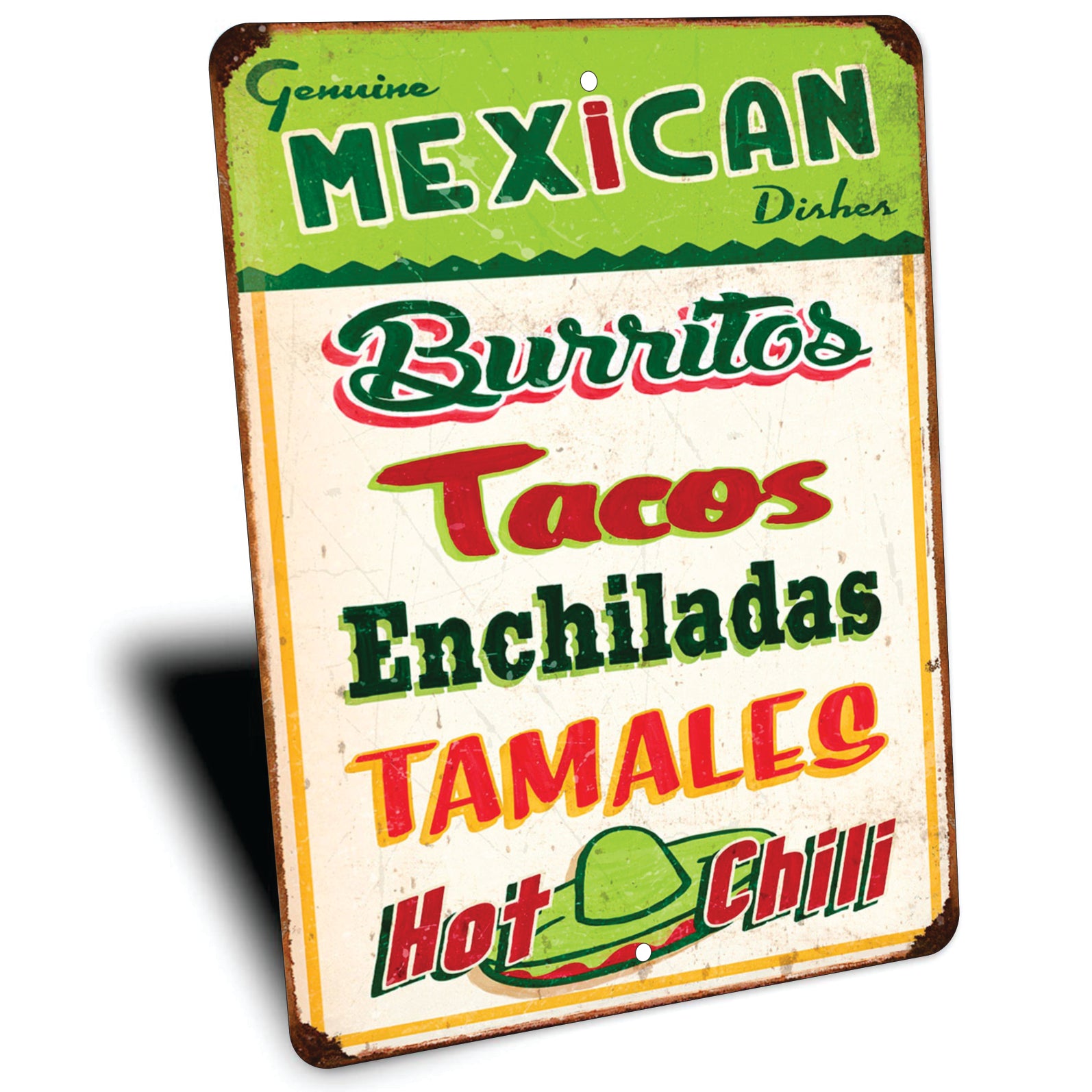PLACA MEXICAN DISHES