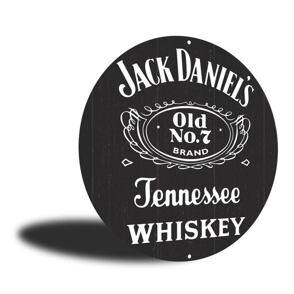 PLACA CIRCULAR JACK DANIEL S OLD No 7