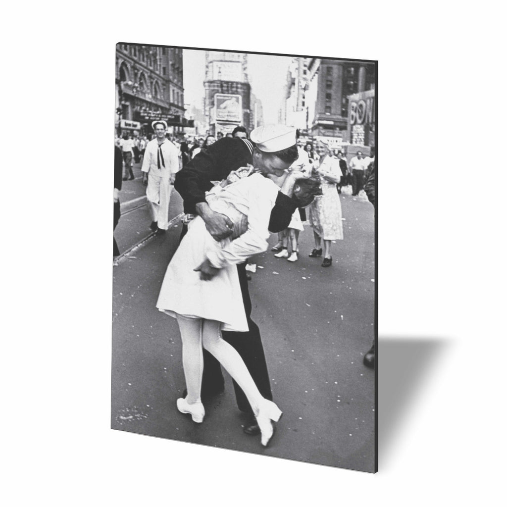 POSTER EL BESO DE TIME SQUARE