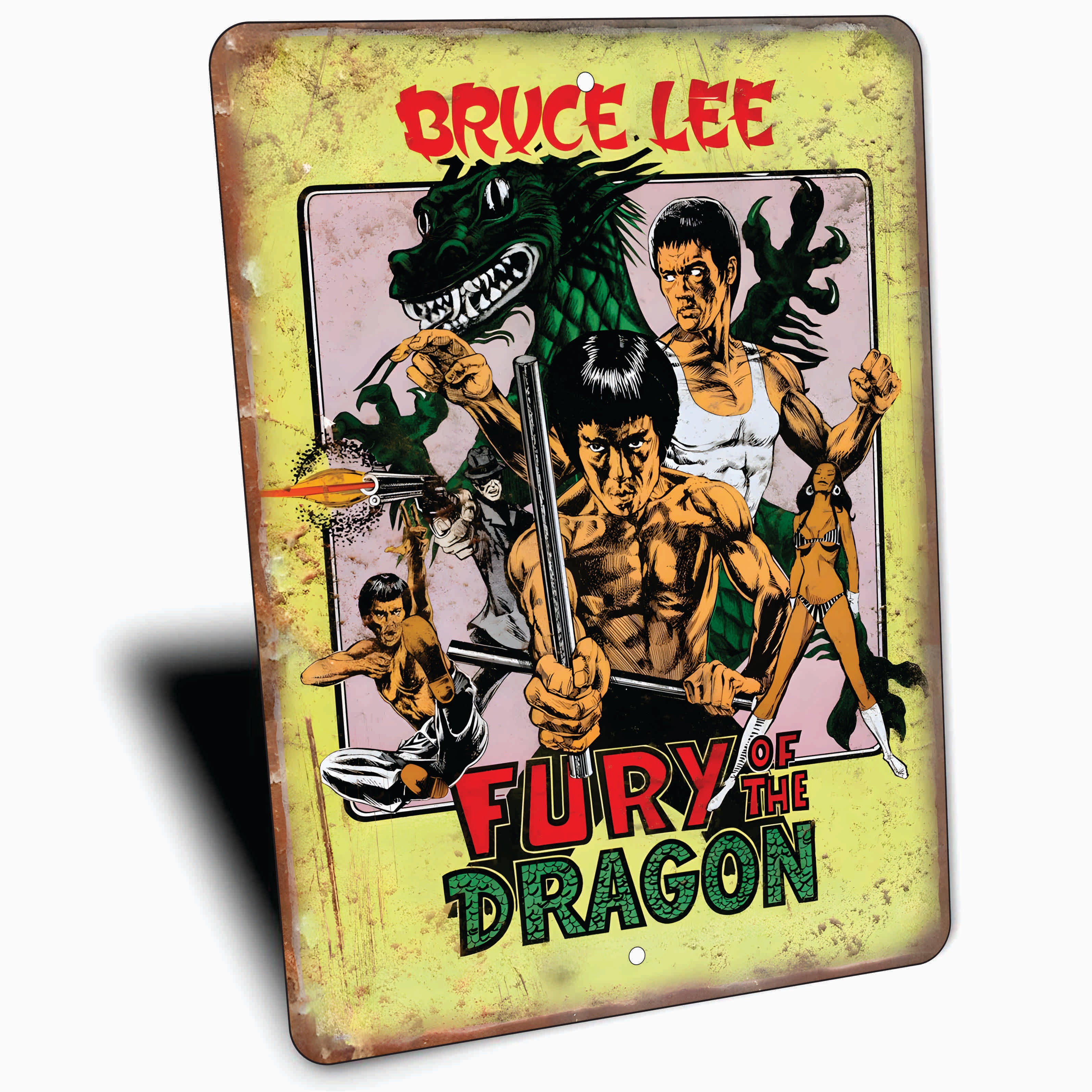 PLACA BRUCE LEE