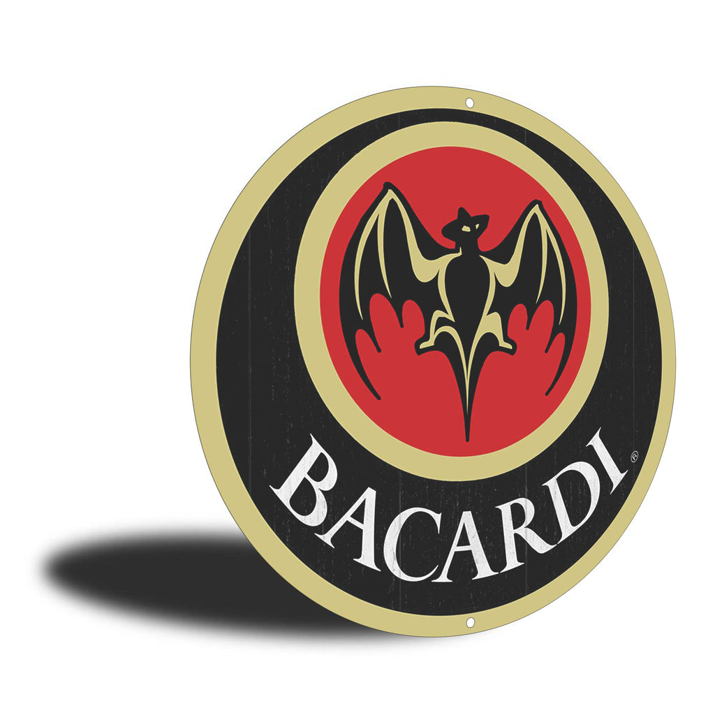 PLACA CIRCULAR BACARDI