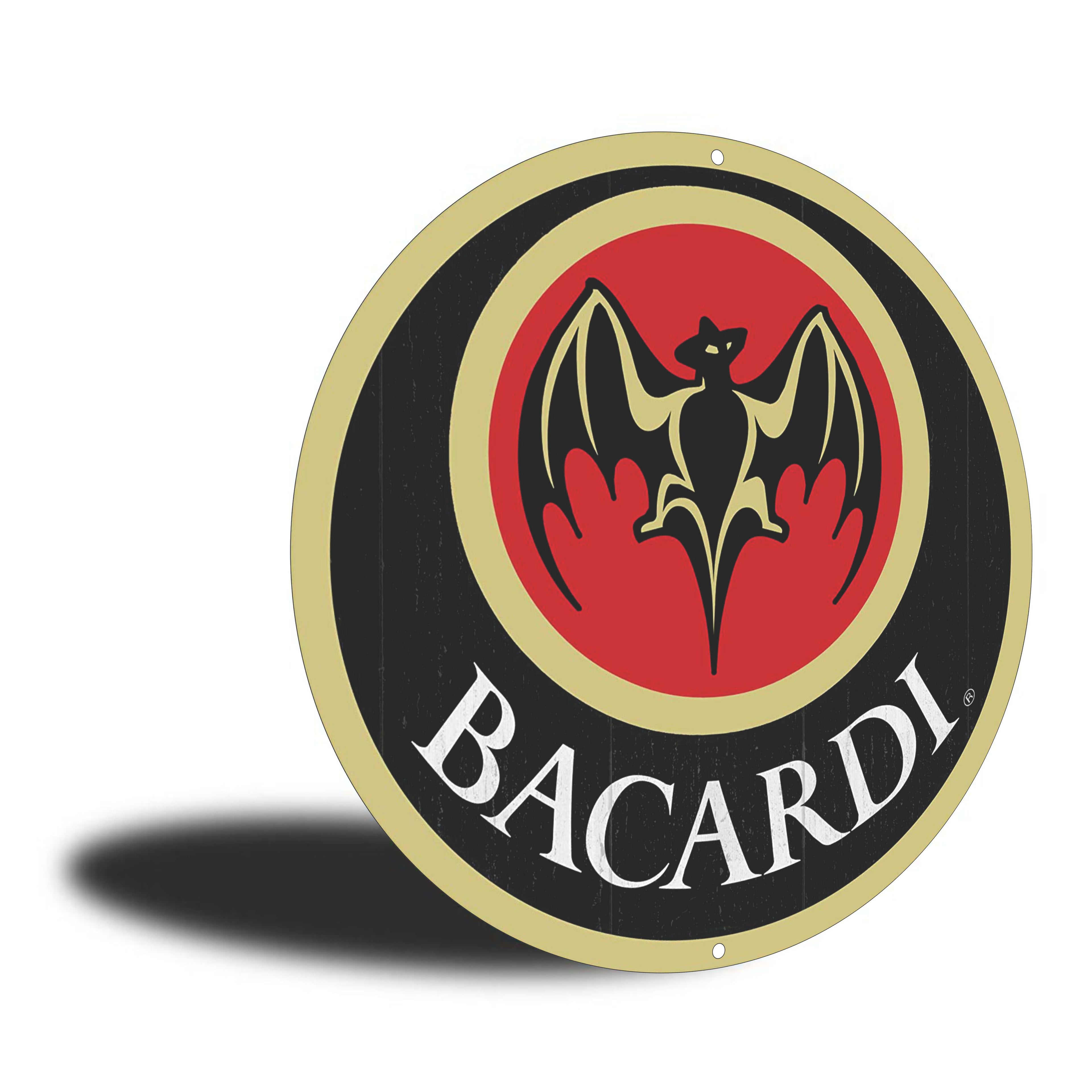 PLACA CIRCULAR BACARDI