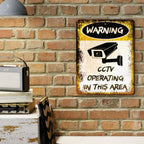 PLACA WARNING CCTV SIGN