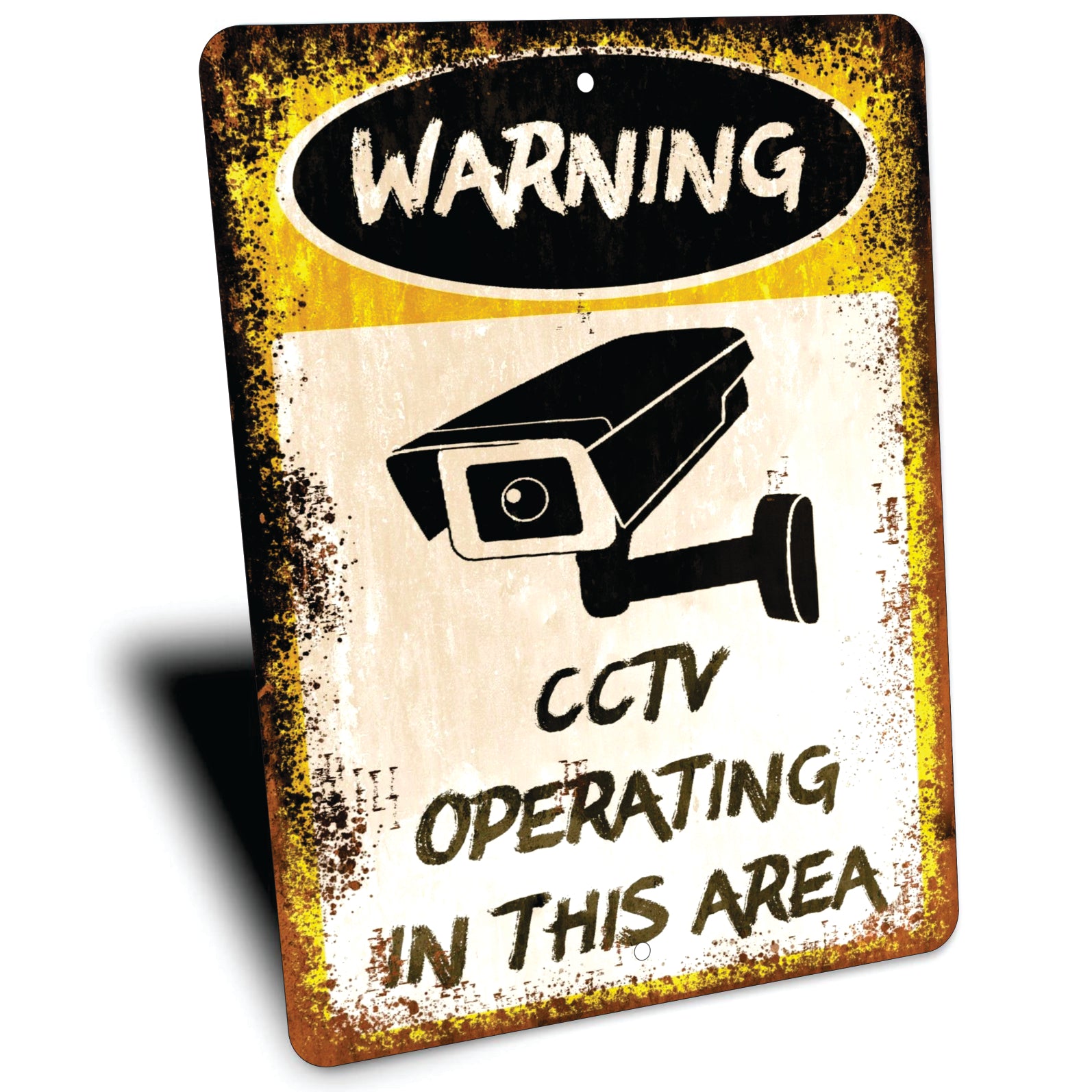 PLACA WARNING CCTV SIGN