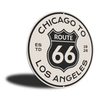 PLACA CIRCULAR CHICAGO TO ROUTE 66