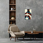 POSTER CAPITAN AMERICA SHIELD
