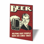 POSTER BEER HELPING