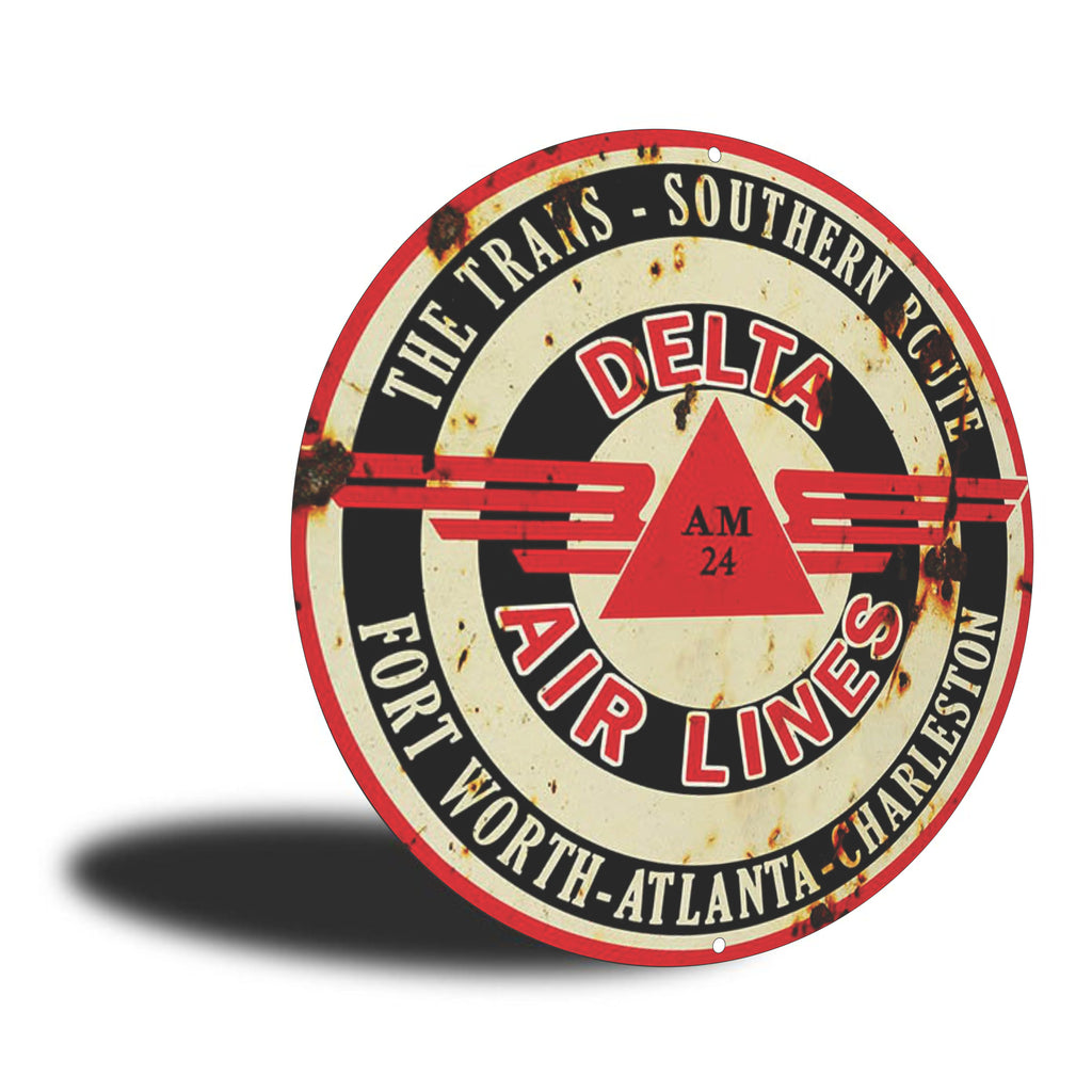 PLACA CIRCULAR DELTA AIR LINES
