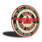 PLACA CIRCULAR DELTA AIR LINES