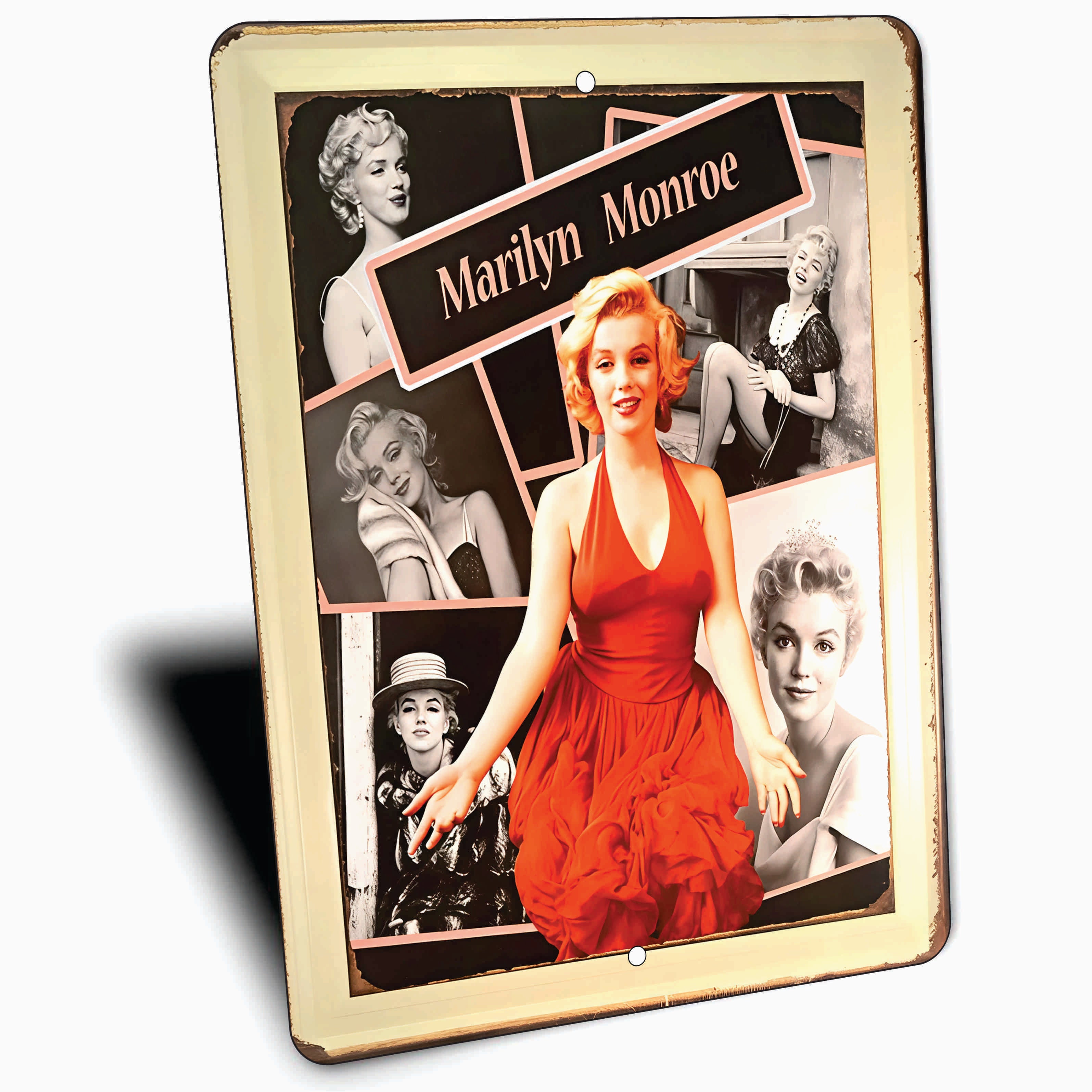 PLACA MARILYN COLLAGE