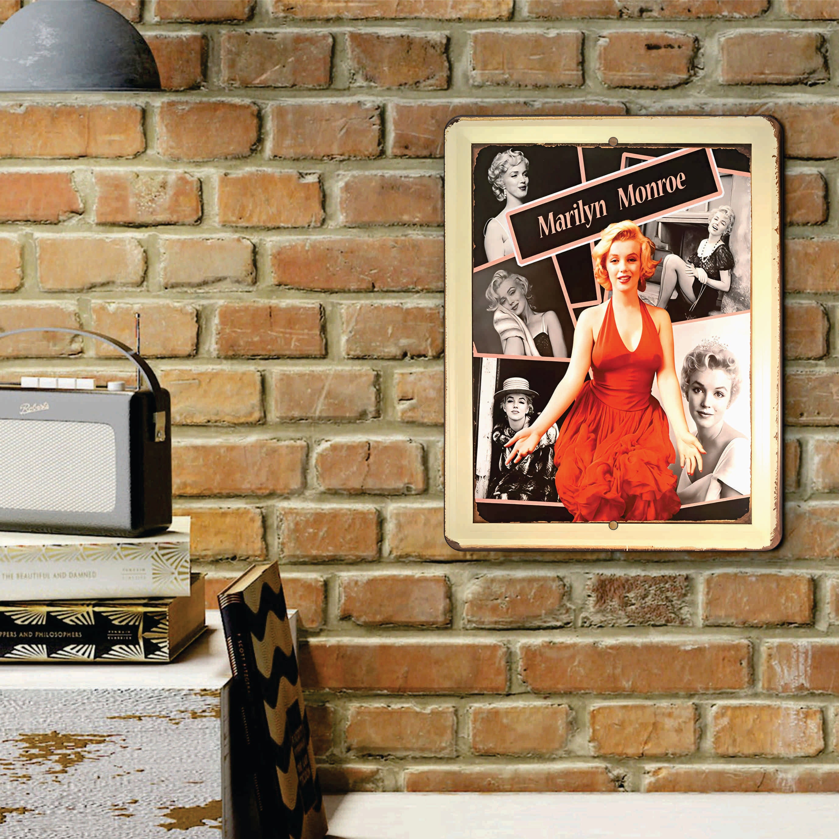 PLACA MARILYN COLLAGE