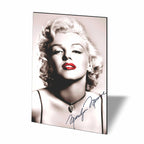 POSTER MARILYN MONROE SIGNED