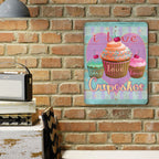 PLACA LOVE CUPCAKES